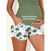image:imageSummer Mae Maternity Two Piece Swimsuit Tankini High Waist Pregnancy Bathing Suit with Pockets Cross Back SwimwearGreen Shadow
