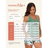 image:imageSummer Mae Maternity Two Piece Swimsuit Tankini High Waist Pregnancy Bathing Suit with Pockets Cross Back SwimwearOrange Blossom Shadow