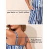 image:imageSummer Mae Swim Romper Womens One Piece Swimsuits with Pockets 2026 Blouson Modest Bathing SuitsBlue Vertical