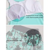 image:imageSummer Mae Blouson Tankini Swimsuits for Women 2026 Modest Tummy Coverage Bathing Suits with Skirt and Builtin ShortsGlow Leopard Palm