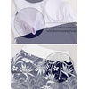 image:imageSummer Mae Blouson Tankini Swimsuits for Women 2026 Modest Tummy Coverage Bathing Suits with Skirt and Builtin ShortsWindkissed Petals