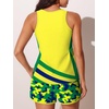 image:imageSummer Mae Blouson Tankini Swimsuits for Women 2026 Tummy Control Two Piece Bathing Suits with Sporty Pockets Swim ShortsNeo Brazil