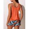 image:imageSummer Mae Blouson Womens Tankini Swimsuits with Shorts Tummy Control Bathing Suits Side Pockets 2026Tropical Green Foliage