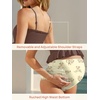 image:imageSummer Mae Maternity High Waist Swimsuit Ruffle Hem Bikini Bathing Suit Shirred Bandeau Two Piece Pregnancy SwimwearBrown Rose