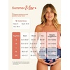 image:imageSummer Mae Maternity High Waist Swimsuit Ruffle Hem Bikini Bathing Suit Shirred Bandeau Two Piece Pregnancy SwimwearHot Pink