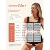 image:imageSummer Mae Scalloped Maternity Swimsuits for Women High Waist Bathing Suit Pregnancy TwoPiece Bikini Tie Knot SwimwearBlack