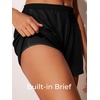 image:imageSummer Mae Blouson Womens Tankini Swimsuits 2026 Modest Tummy Control Bathing Suits Swim Shorts with Pockets for BeachIridescent Leaf