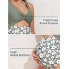 image:imageSummer Mae Maternity Cutout One Piece Swimsuit Twist Front CrissCross Bathing Suit High Waisted Pregnancy SwimwearGarden Veil Bliss
