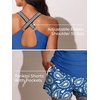 image:imageSummer Mae Modest Tankini Swimsuits for Women 2026 Two Piece Bathing Suits with Sporty Pockets Boy Shorts for Tummy ControlPaisley Petals