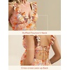 image:imageSummer Mae Ruffle Maternity Swimsuit One Piece VNeck Pregnancy Bathing Suit Lace Up Swimwear Push Up MonokiniBlush Hibiscus
