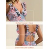 image:imageSummer Mae Ruffle Maternity Swimsuit One Piece VNeck Pregnancy Bathing Suit Lace Up Swimwear Push Up MonokiniPaisley Bloom