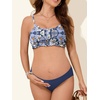 image:imageSummer Mae Ruffle Maternity Swimsuit TwoPiece Low Rise Bikini Shirred Smoked Pregnancy Bathing SuitDewdrop Blooms