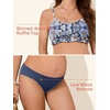 image:imageSummer Mae Ruffle Maternity Swimsuit TwoPiece Low Rise Bikini Shirred Smoked Pregnancy Bathing SuitDewdrop Blooms
