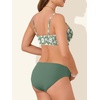 image:imageSummer Mae Ruffle Maternity Swimsuit TwoPiece Low Rise Bikini Shirred Smoked Pregnancy Bathing SuitGarden Veil Bliss