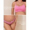 image:imageSummer Mae Ruffle Maternity Swimsuit TwoPiece Low Rise Bikini Shirred Smoked Pregnancy Bathing SuitPink Geometry