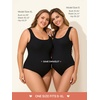 image:imageSummer Mae Seamless Maternity One Piece Swimsuit One Size Fits SXL Bathing Suit Ribbed UShaped Back Pregnancy SwimwearBlack