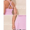 image:imageSummer Mae Plus Size Tankini Swimsuits for Women Two Piece Bathing Suit with Pockets Shorts Tummy Control SwimwearRibbed Pink Feather