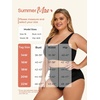 image:imageSummer Mae Plus Size Women Ribbed Bikini Set Two Piece High Waist Swimsuit Scoop Top Tummy Control Bathing Suit SwimwearHoney Ginger