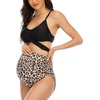 image:imageSummer Mae Maternity Criss Cross Bikini Swimsuits High Waist String Floral Bathing Suit Two Piece Pregnancy Swimwear