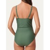 image:imageSummer Mae Nursing OnePiece Maternity Swimsuit Breastfeeding Swimsuit Pregnancy Swimwear Green Large