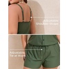 image:imageSummer Mae Plus Size Swim Romper One Piece Swimsuit Women Blouson Bathing Suit with Pockets 2026 Modest SwimwearArmy Green