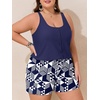 image:imageSummer Mae Plus Size Swim Romper One Piece Swimsuit Women Blouson Bathing Suit with Pockets 2026 Modest SwimwearCube