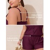 image:imageSummer Mae Plus Size Swim Romper One Piece Swimsuit Women Blouson Bathing Suit with Pockets 2026 Modest SwimwearPurplish Red