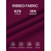 image:imageSummer Mae Ribbed Maternity One Piece Swimsuit Ruffle Wood Ears Bathing Suit Scoop Neck Pregnancy SwimwearBerry Purple