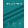 image:imageSummer Mae Ribbed Maternity One Piece Swimsuit Ruffle Wood Ears Bathing Suit Scoop Neck Pregnancy SwimwearBlue Green