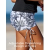 image:imageSummer Mae Tankini Swimsuits for Women 2026 Bathing Suits Top Ruched Two Piece Tummy Control VWire Modest Swim SuitsBlack Coconut Grove
