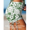 image:imageSummer Mae Tankini Swimsuits for Women 2026 Bathing Suits Top Ruched Two Piece Tummy Control VWire Modest Swim SuitsMonstera Leaf