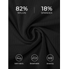 image:imageSummer Mae Womens Maternity Tummy Control Swimsuit Ribbed One Piece Bathing Suit Button Neck Swimwear Black Large
