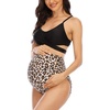 image:imageSummer Mae Maternity Criss Cross Bikini Swimsuits High Waist String Floral Bathing Suit Two Piece Pregnancy Swimwear