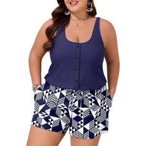 image:imageSummer Mae Plus Size Swim Romper One Piece Swimsuit Women Blouson Bathing Suit with Pockets 2026 Modest SwimwearCube