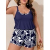 image:imageSummer Mae Plus Size Swim Romper Women One Piece Swimsuit Blouson Bathing Suit with Pockets 2026 Modest SwimwearCube