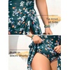 image:imageSummer Mae Plus Size Swimsuit for Women One Piece Swim Dress Tummy Control Bathing Suit with Flowy Skirt Modest SwimwearSummer Fruits
