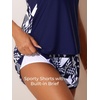 image:imageSummer Mae Blouson Womens Tankini Swimsuits Tummy Control Bathing Suits  Swim shorts with pocketsmodest top with removable padded2piece swimwear 2026 for beachpoolcruiseCube
