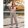 image:imageSummer Mae Viscose Maternity Pajama Pants Pregnancy Lounge Pant with Pocket  Soft wide leg maternity trousers stretchy breathable sweatpants for home yoga and relaxed daily wearGrey Plaid