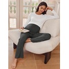 image:imageSummer Mae Viscose Maternity Pajama Pants Pregnancy Lounge Pant with Pocket  Soft wide leg maternity trousers stretchy breathable sweatpants for home yoga and relaxed daily wearGrey