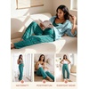 image:imageSummer Mae Viscose Maternity Pajama Pants Pregnancy Lounge Pant with Pocket  Soft wide leg maternity trousers stretchy breathable sweatpants for home yoga and relaxed daily wearGreen Plaid