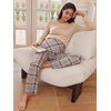 image:imageSummer Mae Viscose Maternity Pajama Pants Pregnancy Lounge Pant with Pocket  Soft wide leg maternity trousers stretchy breathable sweatpants for home yoga and relaxed daily wearGrey Plaid