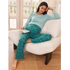image:imageSummer Mae Viscose Maternity Pajama Pants Pregnancy Lounge Pant with Pocket  Soft wide leg maternity trousers stretchy breathable sweatpants for home yoga and relaxed daily wearGreen Plaid