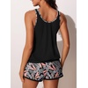 image:imageSummer Mae Blouson Womens Tankini Swimsuits with Shorts Bathing Suits 2026  Side PocketsTummy ControlBuiltin Brief Modest FitRemovable PadsSlimming Coverage for Beach VacationsPinkblue Jungle