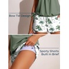 image:imageSummer Mae Blouson Womens Tankini Swimsuits with Shorts Bathing Suits 2026  Side PocketsTummy ControlBuiltin Brief Modest FitRemovable PadsSlimming Coverage for Beach VacationsGreen Shadow