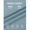 image:imageSummer Mae Ribbed Maternity Swimsuit Wrap Dress with Builtin Pocket Short  2In1 Side Tie One Piece Bathing Suit Adjustable Straps Removable Pads Belly Ruching Babymoon Pool and Beach DaysDusty Blue