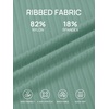image:imageSummer Mae Ribbed Maternity Swimsuit Wrap Dress with Builtin Pocket Short  2In1 Side Tie One Piece Bathing Suit Adjustable Straps Removable Pads Belly Ruching Babymoon Pool and Beach DaysSage Green