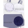 image:imageSummer Mae Womens Tankini Swimsuits with Skirt Two Piece Bathing SuitsBlue Coconut Tree Charm