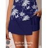 image:imageSummer Mae Womens Tankini Swimsuits with Skirt Two Piece Bathing SuitsBlue Coconut Tree Charm