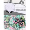 image:imageSummer Mae Womens Tankini Swimsuits with Skirt Two Piece Bathing SuitsRainbow Jungle