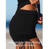 image:imageSummer Mae Tankini Swimsuits for Women 2026 Bathing Suits Top Ruched Two Piece Tummy Control VWire Modest Swim Suits  Modest Bathing Suit Flattering Swim Suit Swimsuit with Adjustable Strap Tankini with Shorts Boy Shorts with Sporty PocketBlack